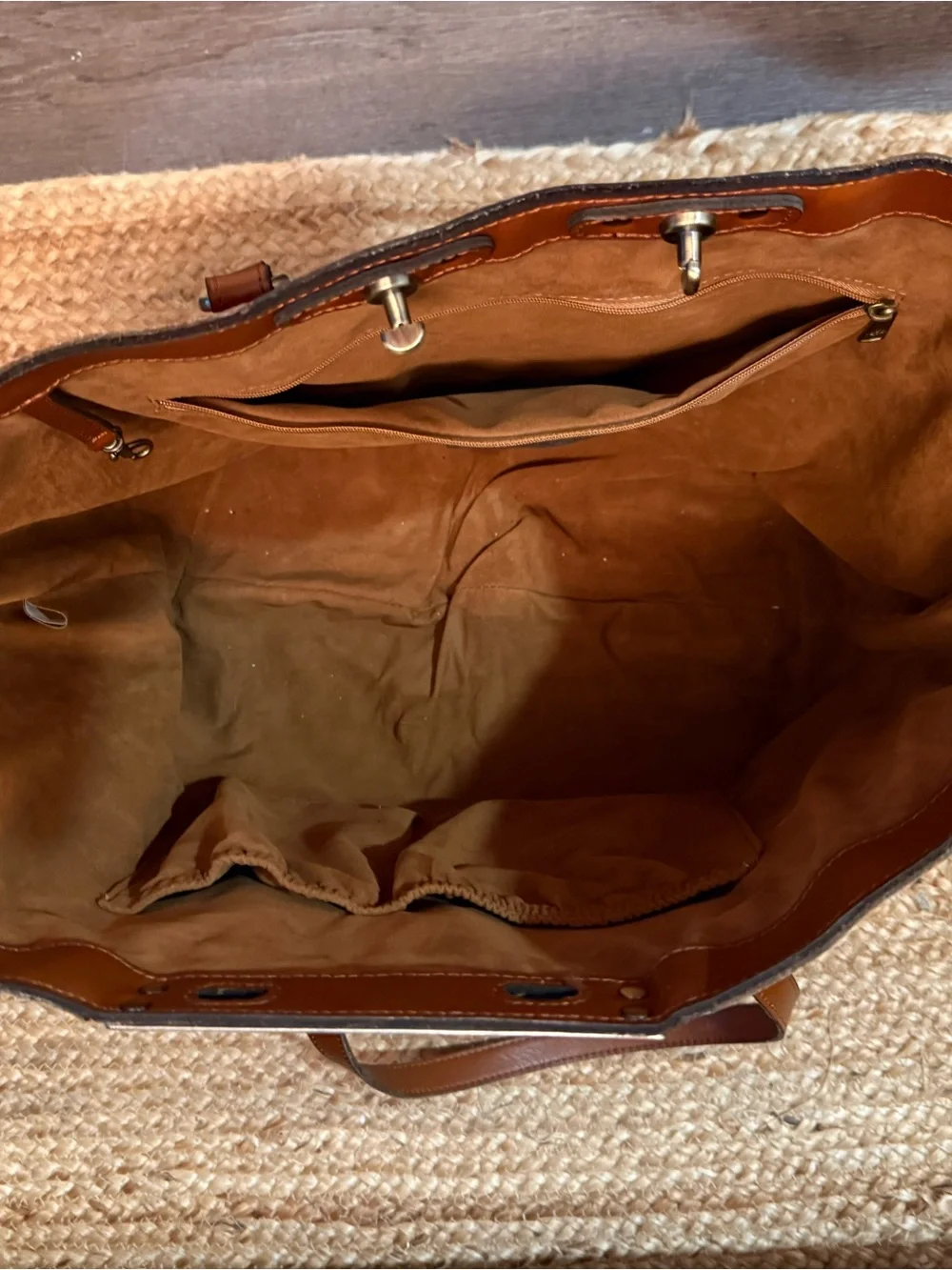 Patricia Nash Floral Leather Tote Bag